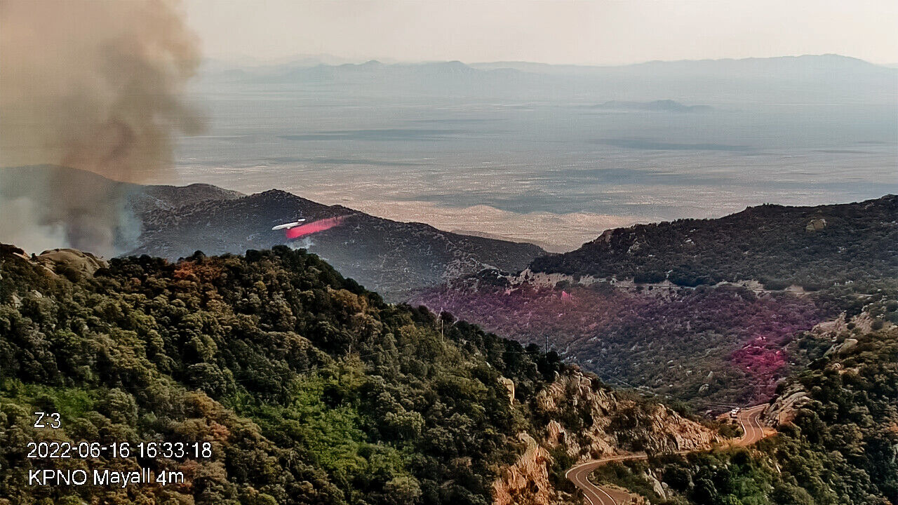 Contreras Fire, Kitt Peak National Observatory, 2022